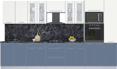 Кухонный гарнитур Интерлиния Мила Пластик 3.6 - фото