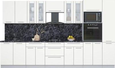 Кухонный гарнитур Интерлиния Мила Пластик 3.6 - фото