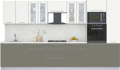 Кухонный гарнитур Интерлиния Мила Пластик 3.6 - фото