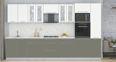 Кухонный гарнитур Интерлиния Мила Пластик 3.6