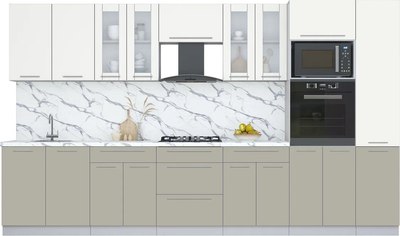 Кухонный гарнитур Интерлиния Мила Пластик 3.6 - фото
