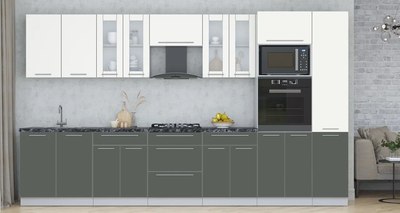 Кухонный гарнитур Интерлиния Мила Пластик 3.6