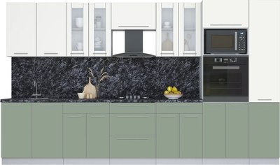 Кухонный гарнитур Интерлиния Мила Пластик 3.6 - фото