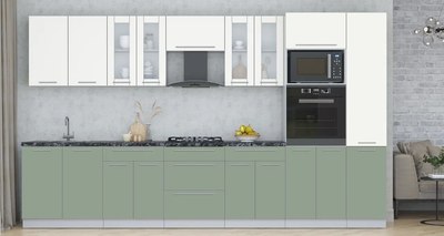 Кухонный гарнитур Интерлиния Мила Пластик 3.6