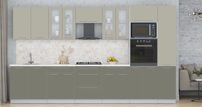 Кухонный гарнитур Интерлиния Мила Пластик 3.6