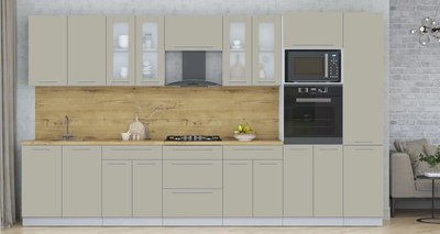 Кухонный гарнитур Интерлиния Мила Пластик 3.6