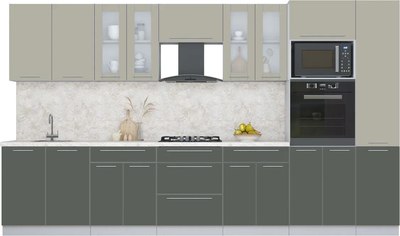 Кухонный гарнитур Интерлиния Мила Пластик 3.6 - фото