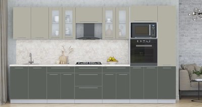 Кухонный гарнитур Интерлиния Мила Пластик 3.6