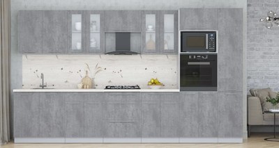 Кухонный гарнитур Интерлиния Мила Пластик 3.6