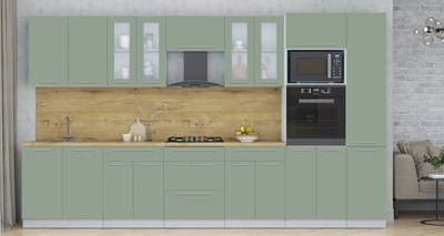 Кухонный гарнитур Интерлиния Мила Пластик 3.6