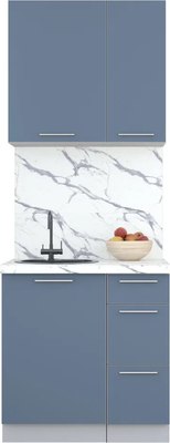 Кухонный гарнитур Интерлиния Мила Пластик 0.8 А - фото