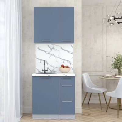 Кухонный гарнитур Интерлиния Мила Пластик 0.8 А