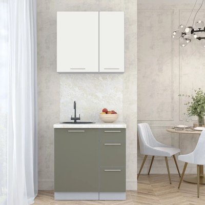 Кухонный гарнитур Интерлиния Мила Пластик 0.8 А