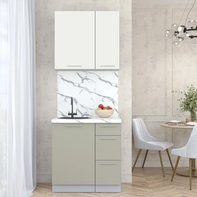 Кухонный гарнитур Интерлиния Мила Пластик 0.8 А