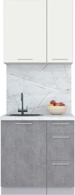 Кухонный гарнитур Интерлиния Мила Пластик 0.8 А - фото