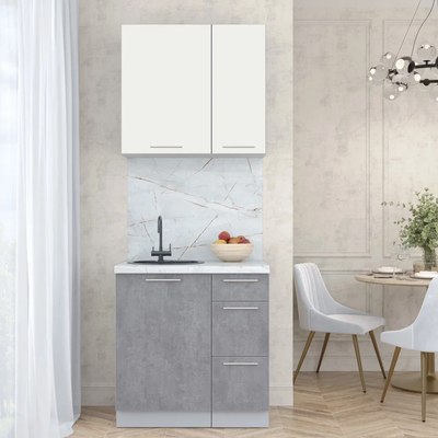 Кухонный гарнитур Интерлиния Мила Пластик 0.8 А