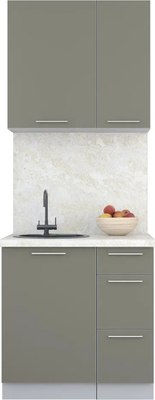 Кухонный гарнитур Интерлиния Мила Пластик 0.8 А - фото