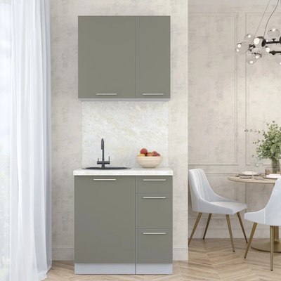 Кухонный гарнитур Интерлиния Мила Пластик 0.8 А