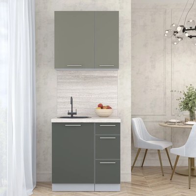 Кухонный гарнитур Интерлиния Мила Пластик 0.8 А