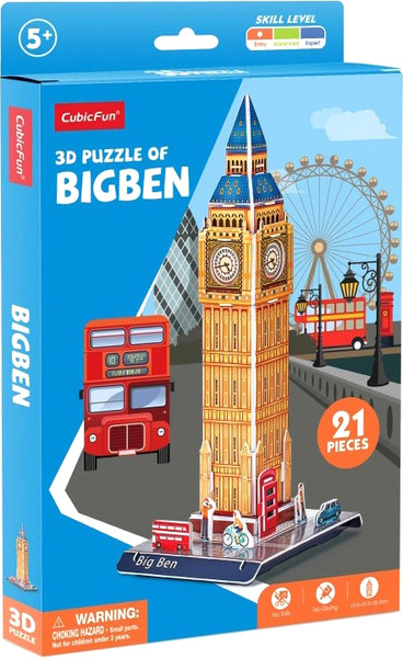 Конструктор CubicFun Биг-Бен / E1625h - фото