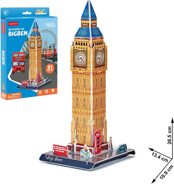 Конструктор CubicFun Биг-Бен / E1625h