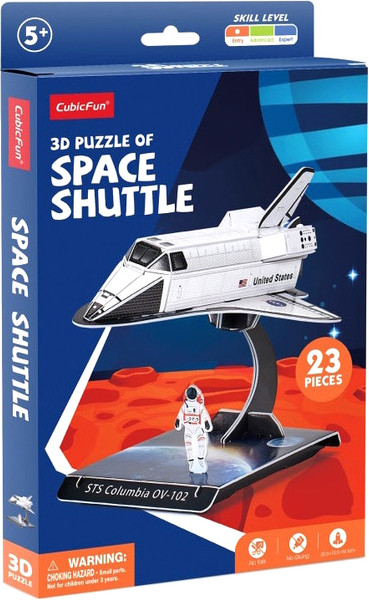 Конструктор CubicFun Космический шатл / E1626h - фото