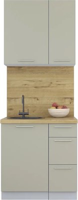Кухонный гарнитур Интерлиния Мила Пластик 0.8 А - фото