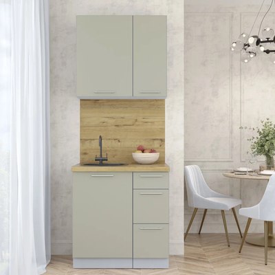 Кухонный гарнитур Интерлиния Мила Пластик 0.8 А