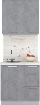 Кухонный гарнитур Интерлиния Мила Пластик 0.8 А - фото