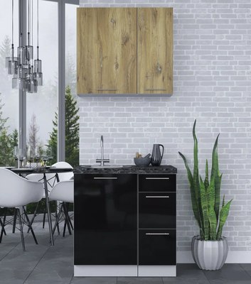 Кухонный гарнитур Интерлиния Мила Пластик 0.8 А