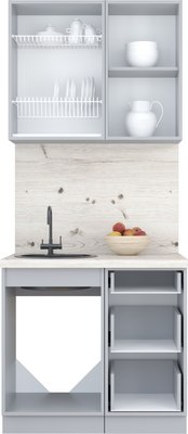 Кухонный гарнитур Интерлиния Мила Пластик 0.9 А