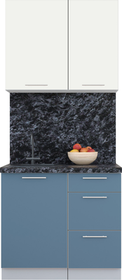 Кухонный гарнитур Интерлиния Мила Пластик 0.9 А - фото