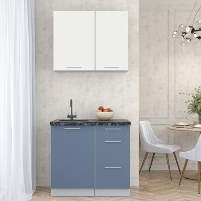 Кухонный гарнитур Интерлиния Мила Пластик 0.9 А