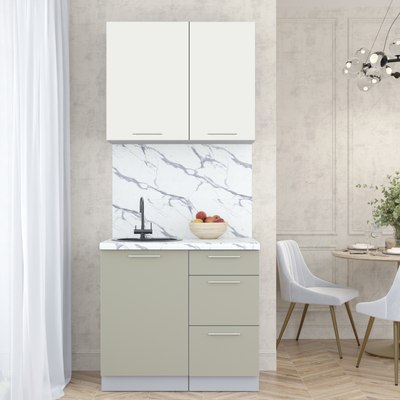 Кухонный гарнитур Интерлиния Мила Пластик 0.9 А