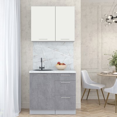 Кухонный гарнитур Интерлиния Мила Пластик 0.9 А