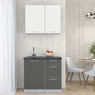 Кухонный гарнитур Интерлиния Мила Пластик 0.9 А