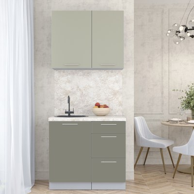 Кухонный гарнитур Интерлиния Мила Пластик 0.9 А