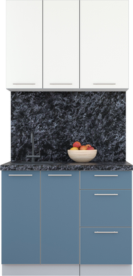 Кухонный гарнитур Интерлиния Мила Пластик 1.0 А - фото