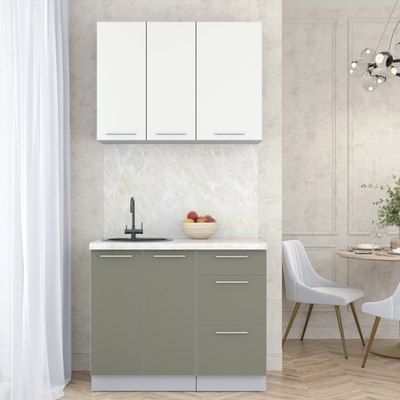 Кухонный гарнитур Интерлиния Мила Пластик 1.0 А