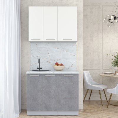 Кухонный гарнитур Интерлиния Мила Пластик 1.0 А