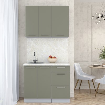 Кухонный гарнитур Интерлиния Мила Пластик 1.0 А