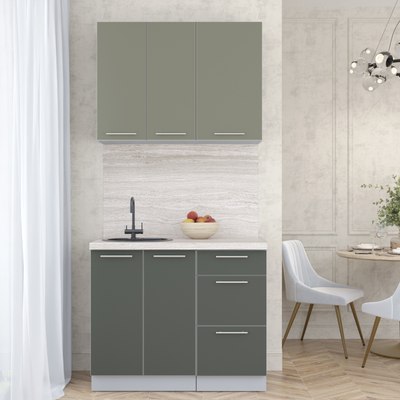 Кухонный гарнитур Интерлиния Мила Пластик 1.0 А