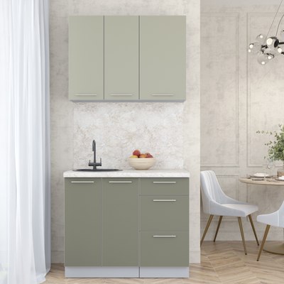 Кухонный гарнитур Интерлиния Мила Пластик 1.0 А