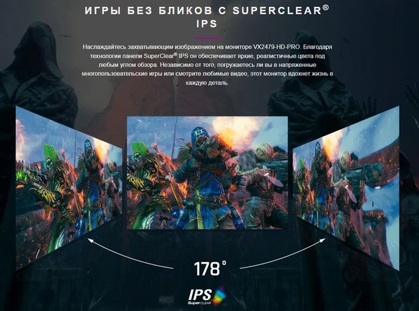 Монитор View VX2479-HD-PRO