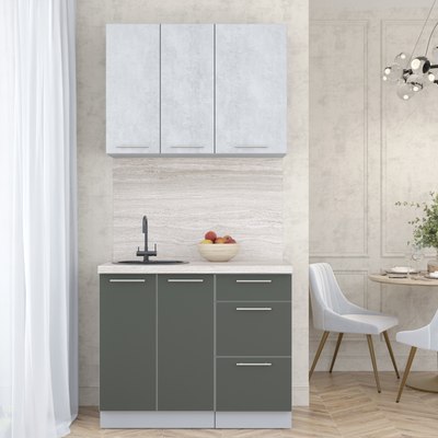 Кухонный гарнитур Интерлиния Мила Пластик 1.0 А