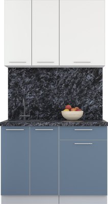 Кухонный гарнитур Интерлиния Мила Пластик 1.1 А - фото