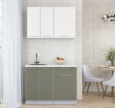 Кухонный гарнитур Интерлиния Мила Пластик 1.1 А