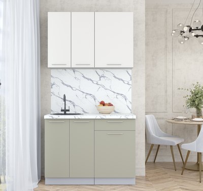 Кухонный гарнитур Интерлиния Мила Пластик 1.1 А