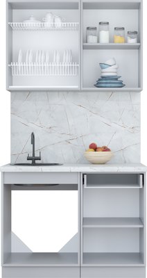Кухонный гарнитур Интерлиния Мила Пластик 1.1 А