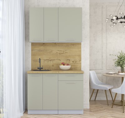 Кухонный гарнитур Интерлиния Мила Пластик 1.1 А